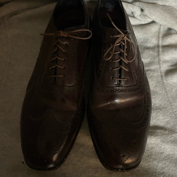 Florsheim Burgundy Oxfords men size 12 - Picture 3 of 6